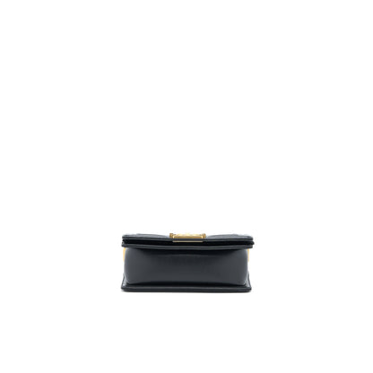 Chanel Small Boy Bag Caviar Black GHW (Microchip)