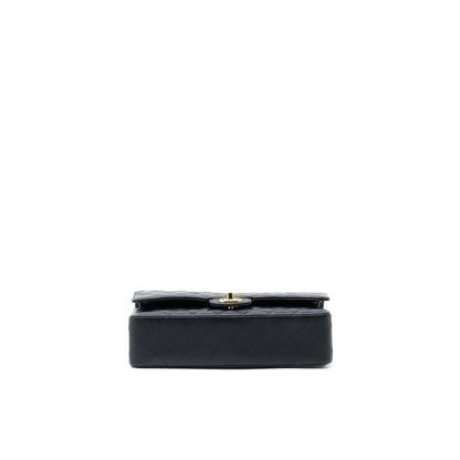 Chanel Medium Classic Double Flap Bag Caviar Black GHW (Microchip)