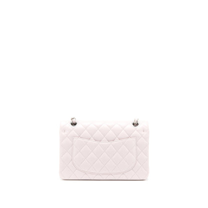 Chanel Small Classic Double Flap Lambskin Light Purple SHW (Microchip)