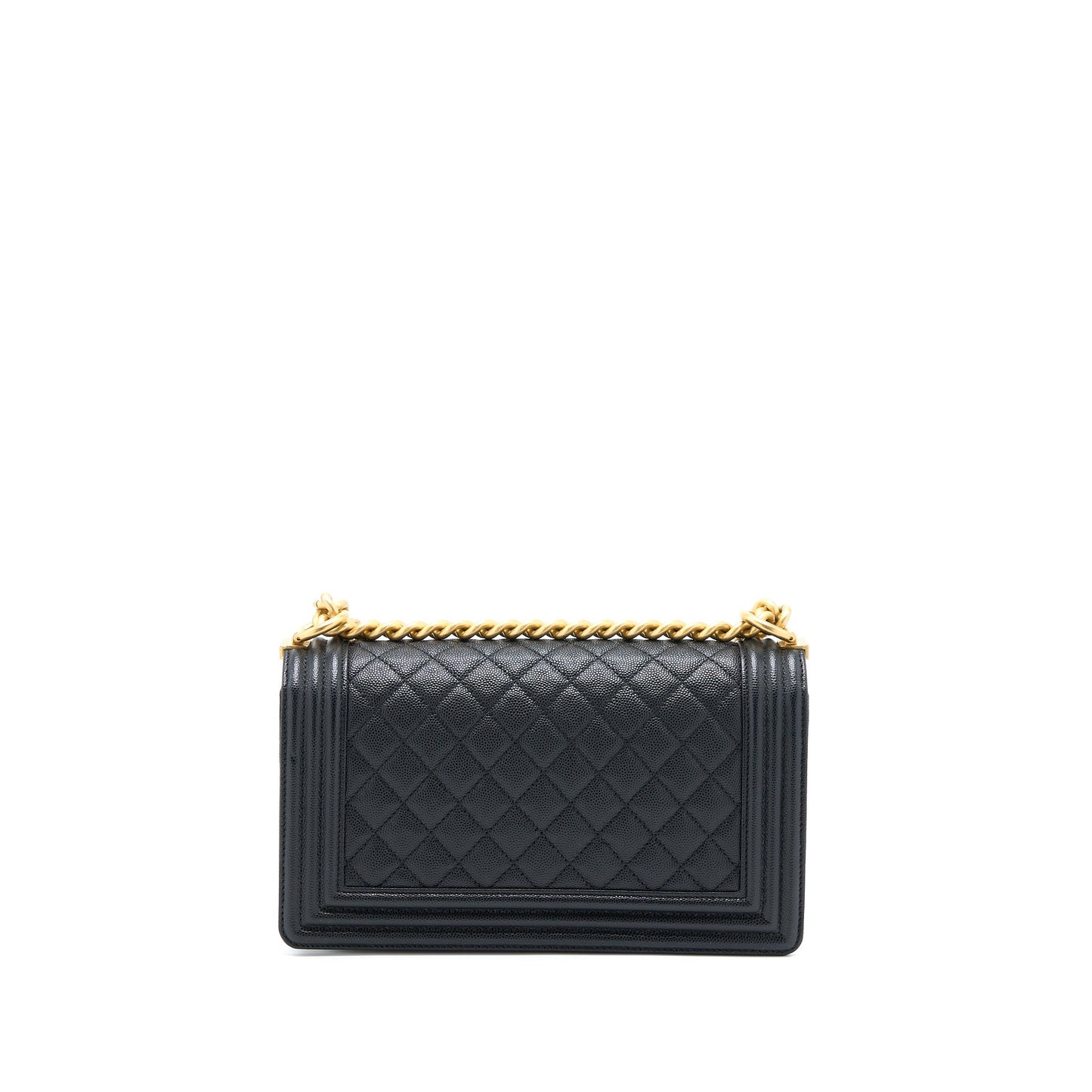 Chanel Medium Boy Bag Caviar Black GHW