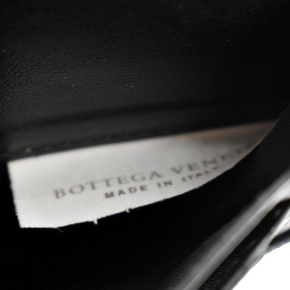 BOTTEGA VENETA Intrecciato Leather Long Wallet Black