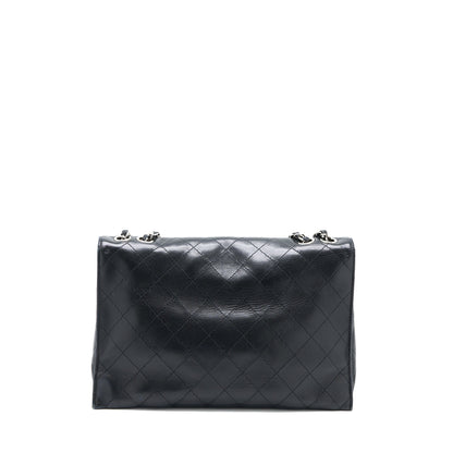 Chanel Quilted Flap Bag Lambskin Black SHW