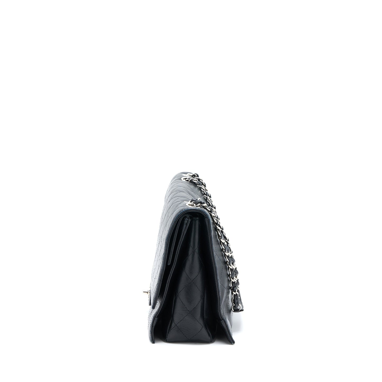 Chanel Quilted Flap Bag Lambskin Black SHW