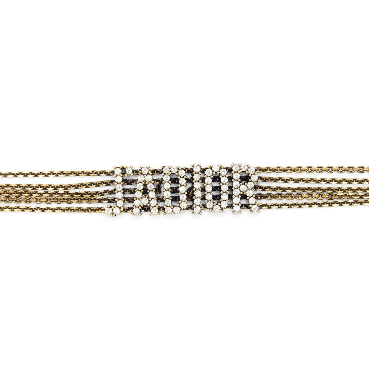 Dior Jâadior Choker Antique Gold-Finish Metal