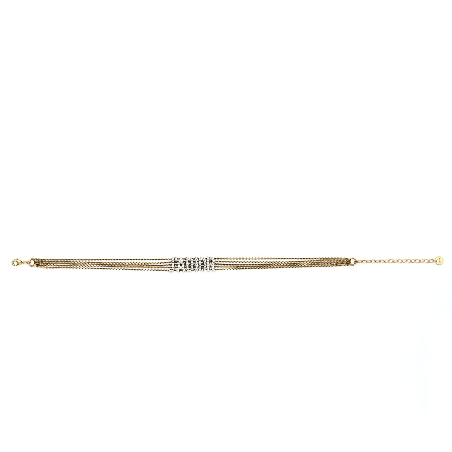 Dior Jâadior Choker Antique Gold-Finish Metal