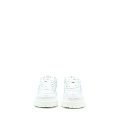 Dior Size 37 Addict Blue Toile De Jouy Technical Fabric Low Top Sneakers