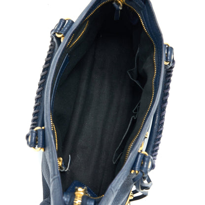 Balenciaga Mini City Purse Navy