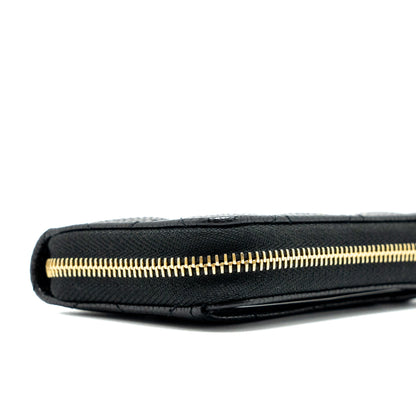 Chanel Zip Card Holder Caviar Black GWH (Microchip)