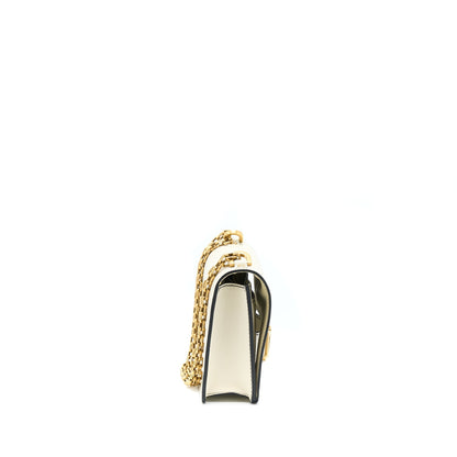 Dior Ja'Dior Flap Purse/ Clutch with Chain White
