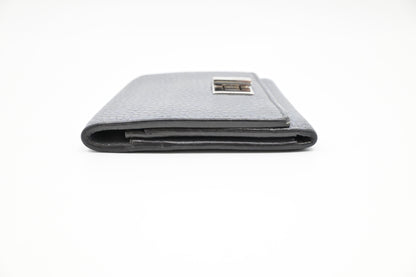 Fendi Peekaboo Mini Wallet in Light Blue Leather