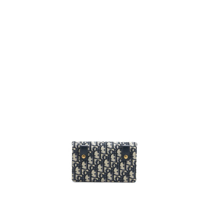 Dior Saddle Belt Pouch Oblique Blue
