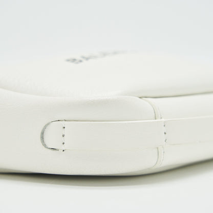 Balenciaga Mini Camera Crossbody Purse White