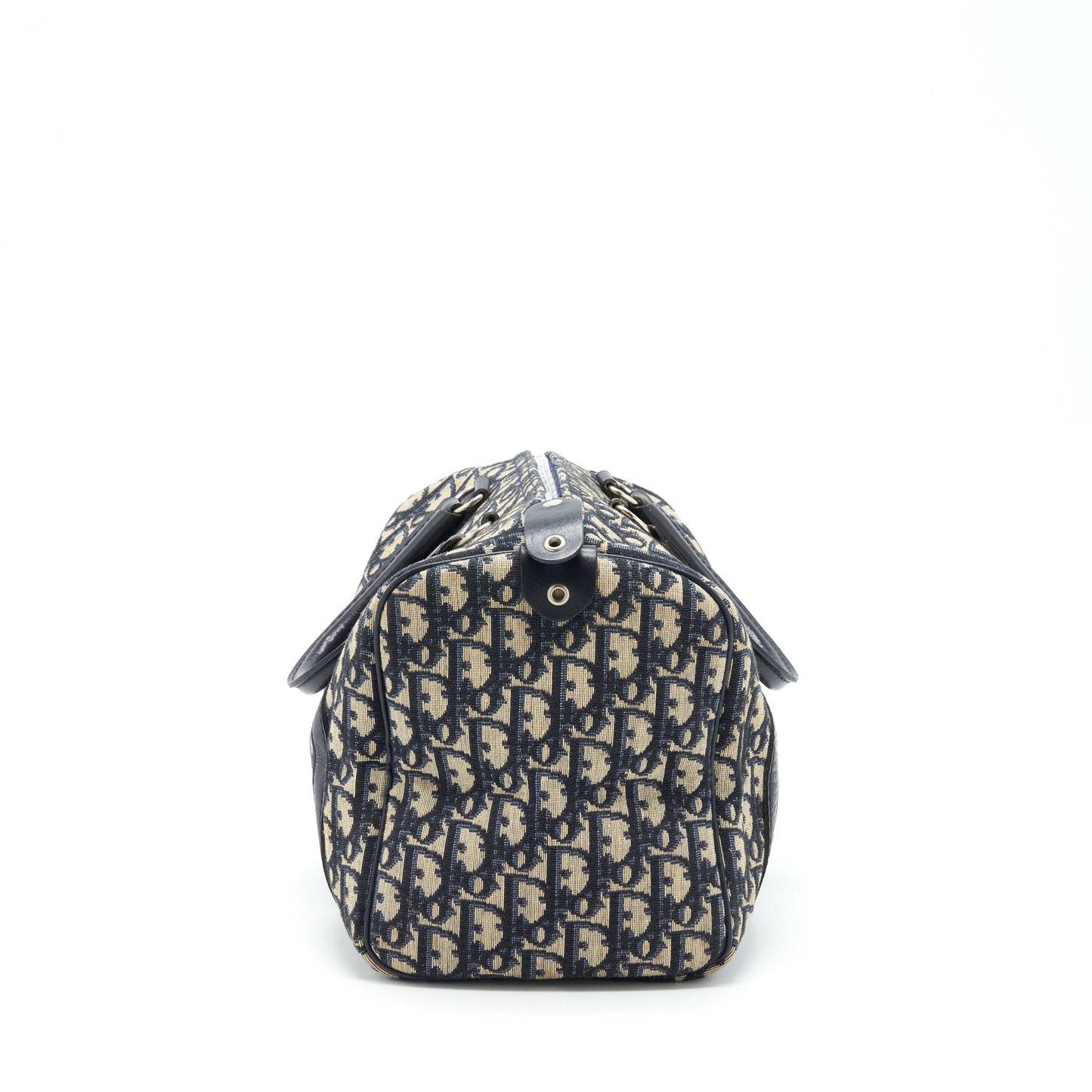 Dior Vintage Speedy Purse Blue Oblique Canvas