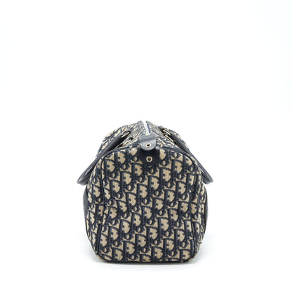 Dior Vintage Speedy Purse Blue Oblique Canvas
