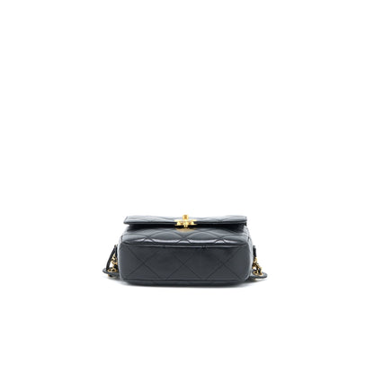 Chanel 23P Ado Backpack Lambskin Black GHW (Microchip)
