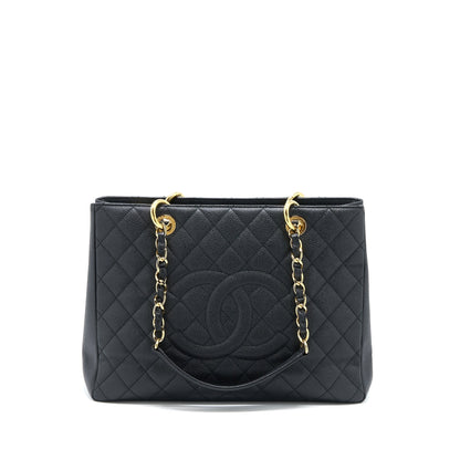 Chanel Grand Shopping Tote Bag Caviar Black GHW