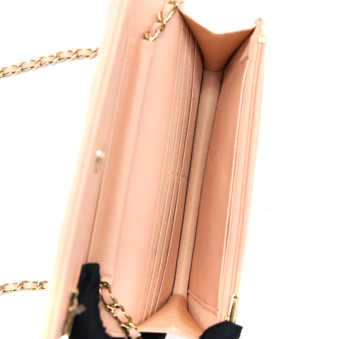 Chanel Classic Wallet on Chain Lambskin Light Pink LGHW