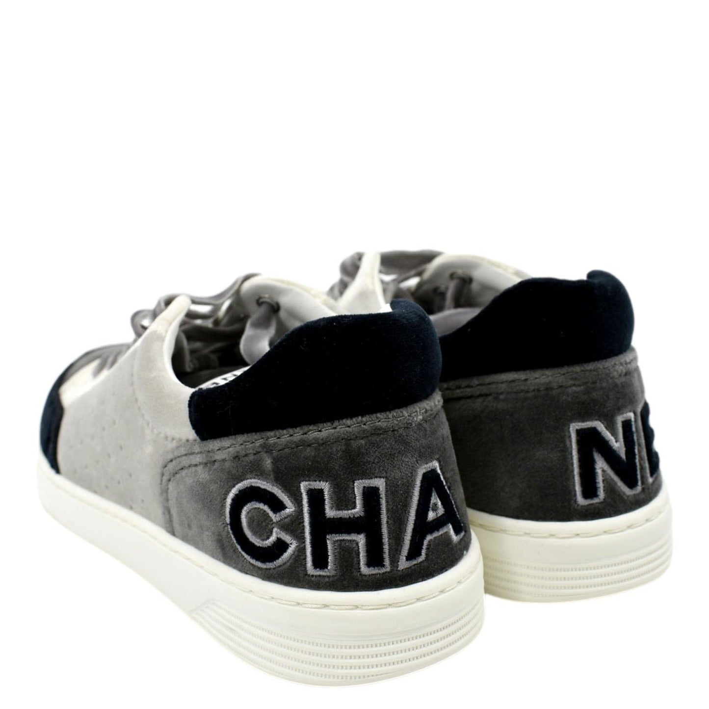 CHANEL Velvet Multicolor Sneakers Size 39