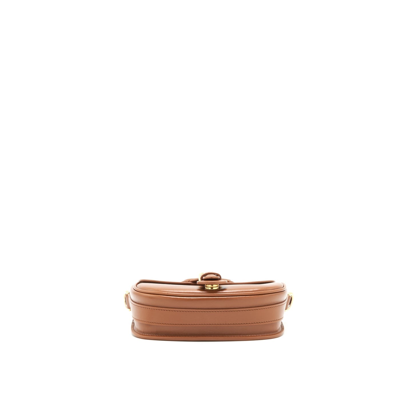 Christian Dior SMALL BOBBY Purse Calfskin Brown