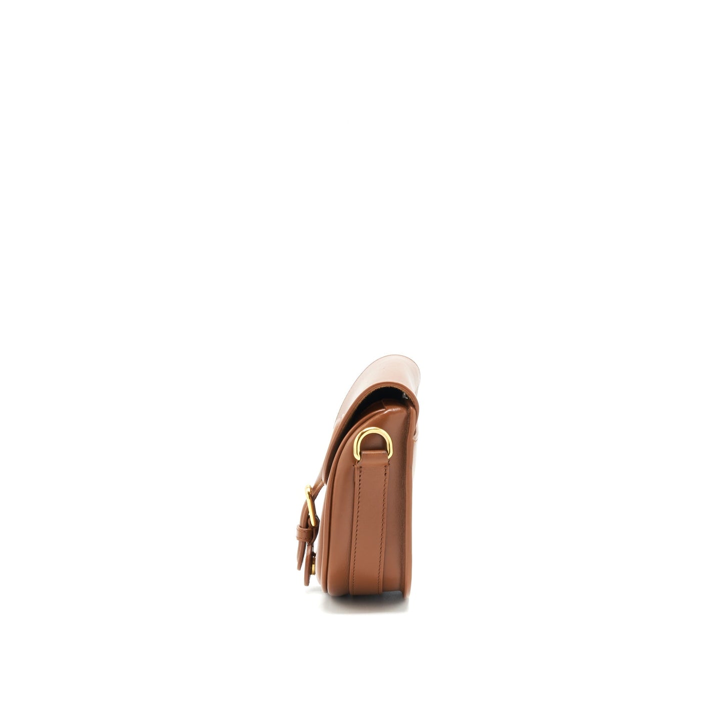 Christian Dior SMALL BOBBY Purse Calfskin Brown
