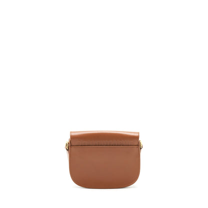 Christian Dior SMALL BOBBY Purse Calfskin Brown