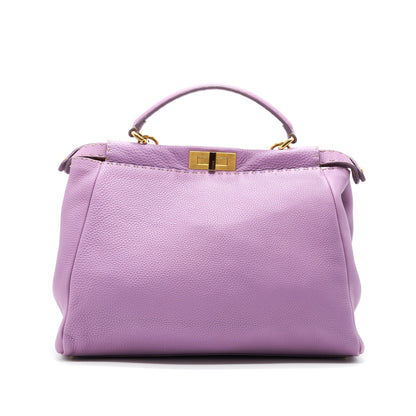 Fendi Extra Large Peekaboo Bag Purple
