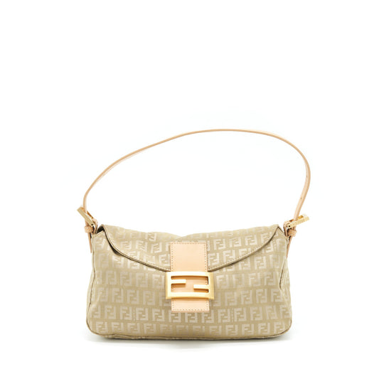 Fendi Vintage Baguette Fabric Beige