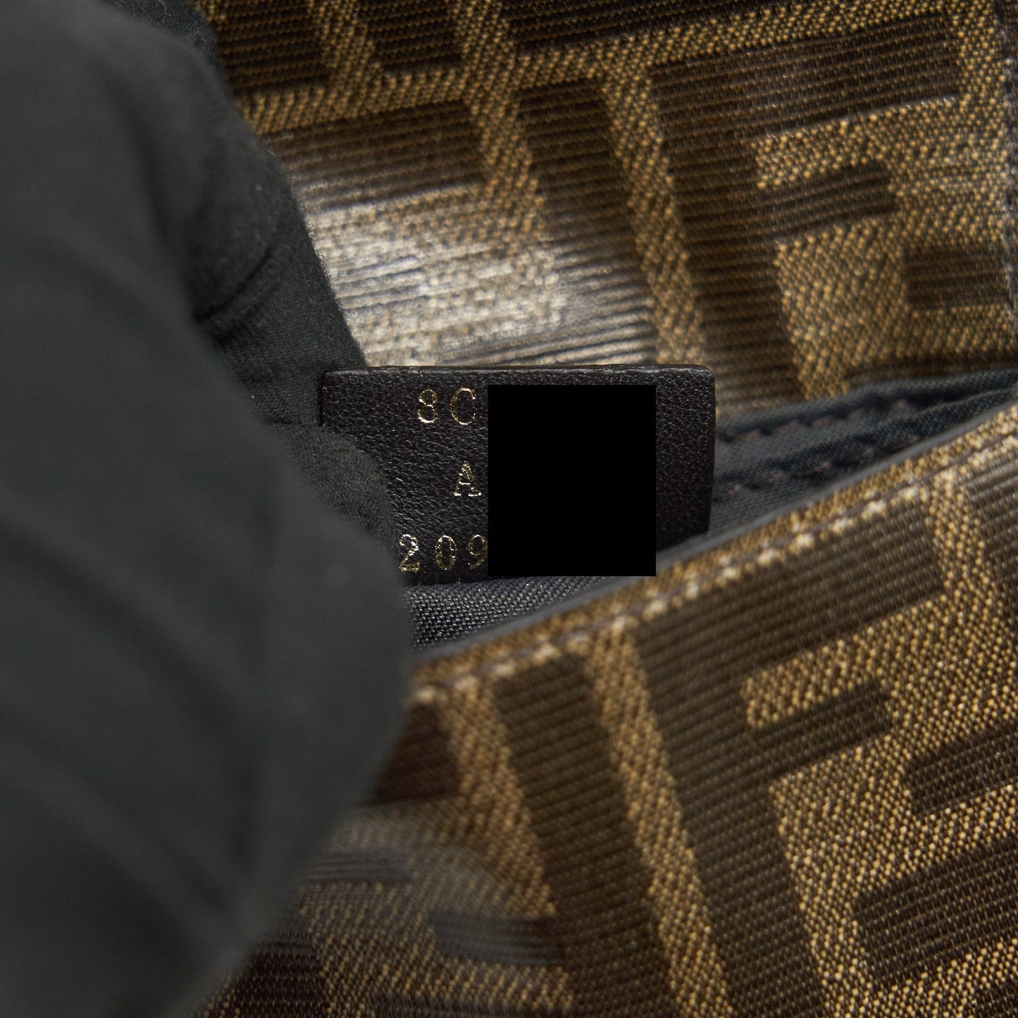FENDI Iconic Canvas Belt With Mini Bag