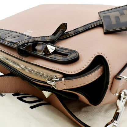 FENDI Small By The Way Leather Shoulder Bag Blush Pink