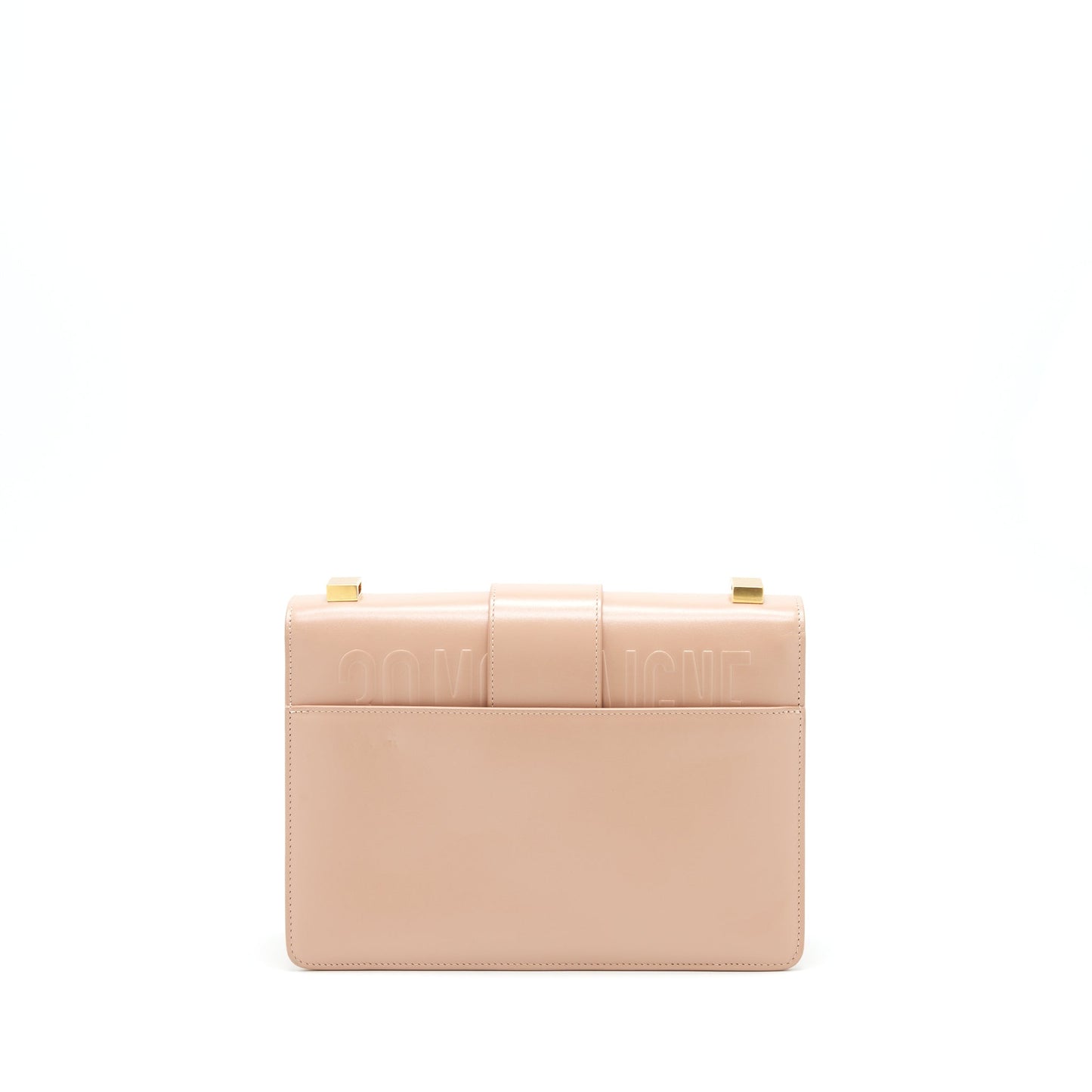 Dior Montaigne 24 Medium Flap Purse Beige Pink with