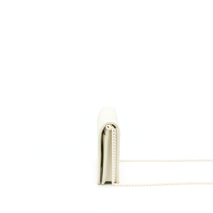Dior Diorama Wallet On Chain White With White Hardware