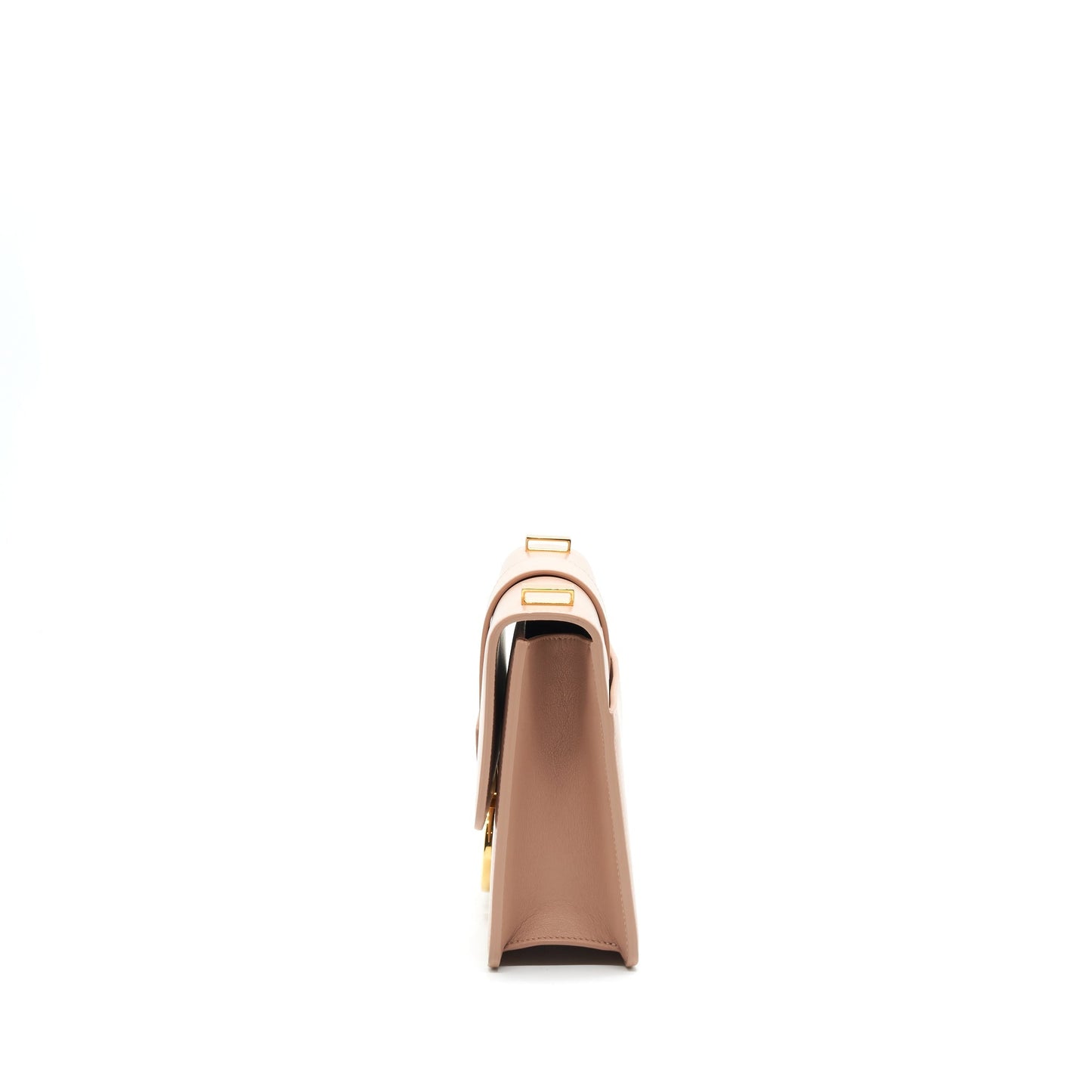 Dior Montaigne 24 Medium Flap Purse Beige Pink with