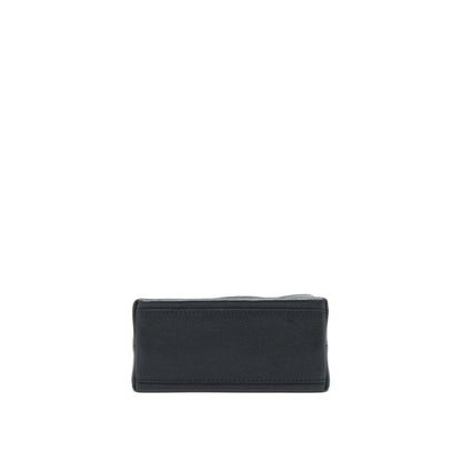 Balenciaga Top Handle Shopping Tote Purse Calfskin Black