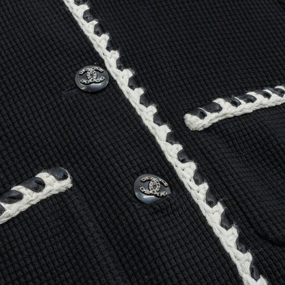 Chanel size 40 21C Jacket cotton Black