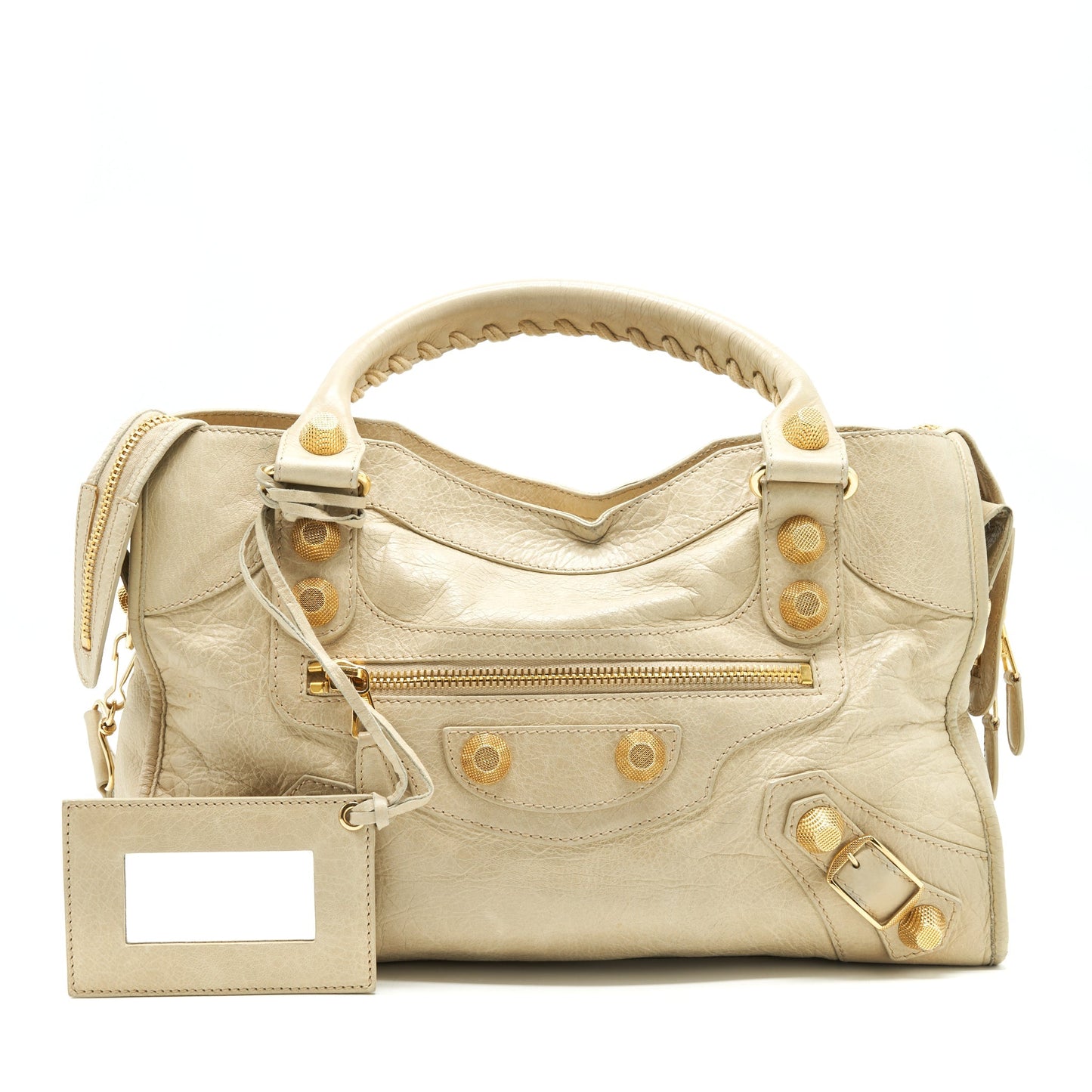 Balenciaga Giant City Purse Beige