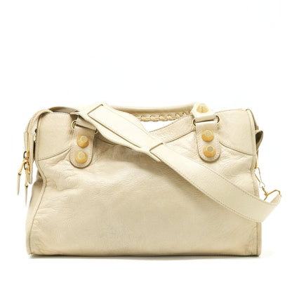 Balenciaga Giant City Purse Beige