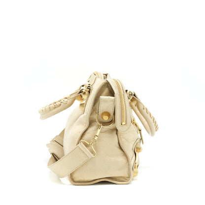Balenciaga Giant City Purse Beige