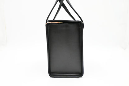 Burberry Box Handbag in Black Leather