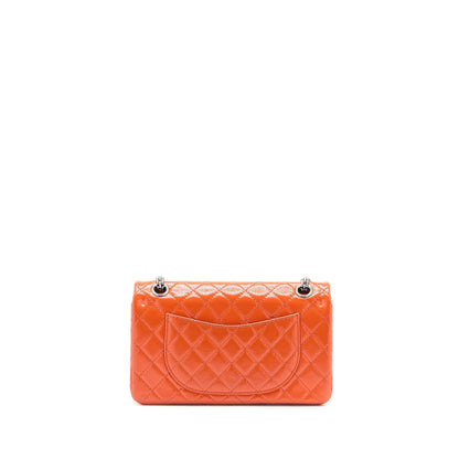 Chanel Small 2.55 Reissue Flap Bag Patent Orange SHW
