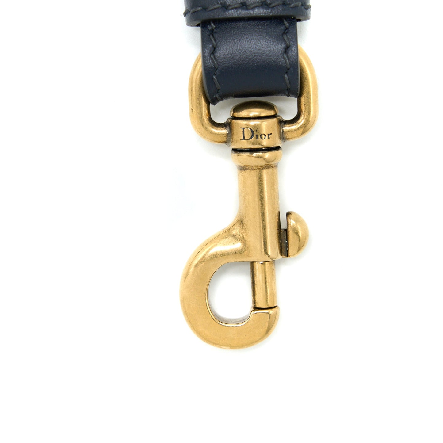 Dior Shoulder Strap Oblique Canvas/Calfskin Blue Brushed