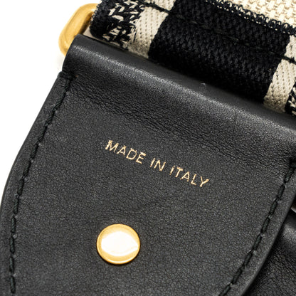 Dior shoulder strap oblique canvas black