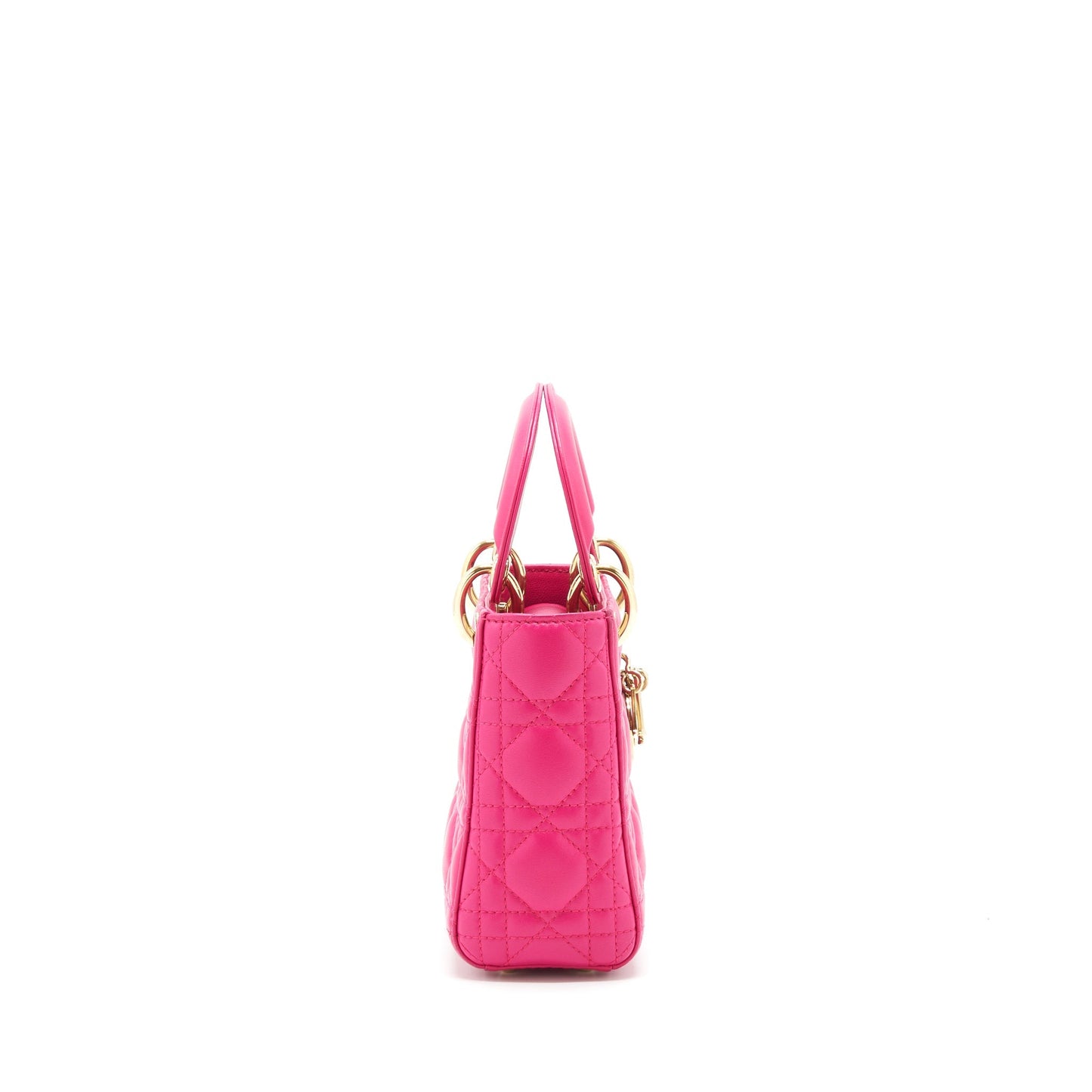 Dior mini lady Dior Purse lambskin pink