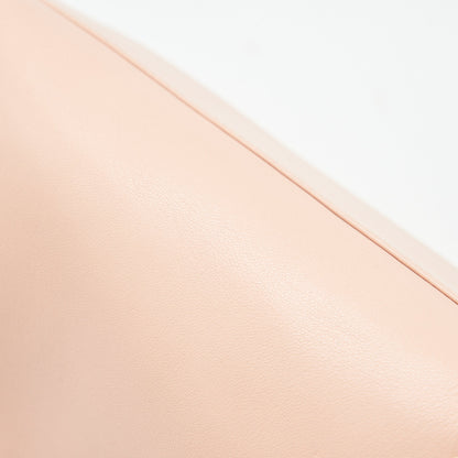 FENDI PEEKABOO MINI KAPPA HANDLE BAG LAMBSKIN IN BABY PINK WITH WHITE FLOWERS