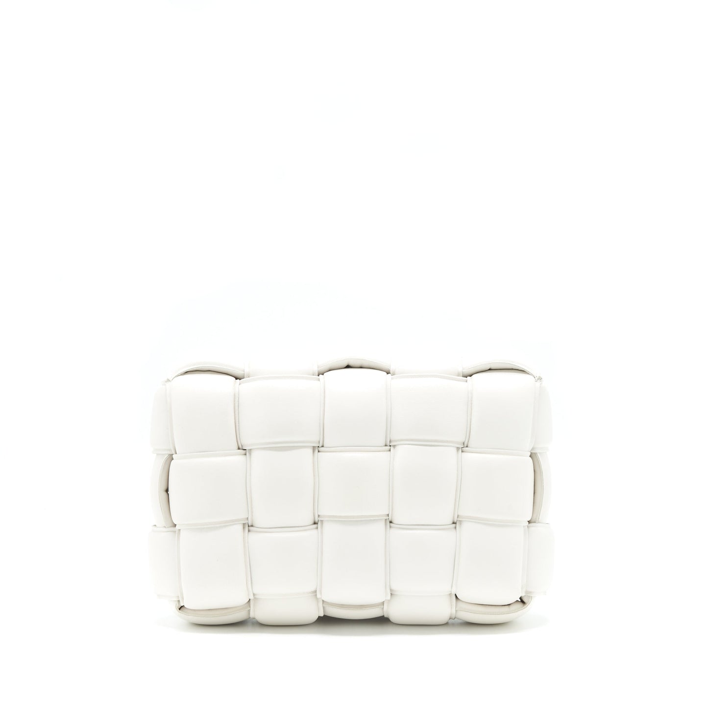 Bottega Veneta Padded Cassette Purse White