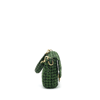 Fendi Baguette Limited edition Tweed Green