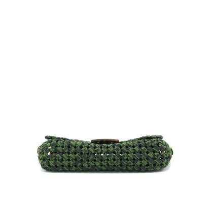 Fendi Baguette Limited edition Tweed Green