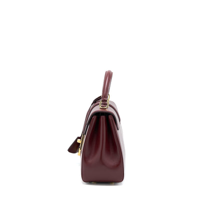 Celine Small 16 Purse Light Burgundy Calfskin