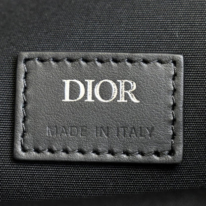 CHRISTIAN DIOR Hit The Road Diamond Canvas Backpack Black