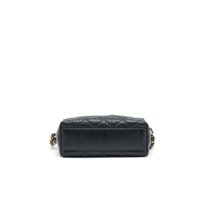 Chanel Small CC Wrapped Strap Bag Crumpled Lambskin