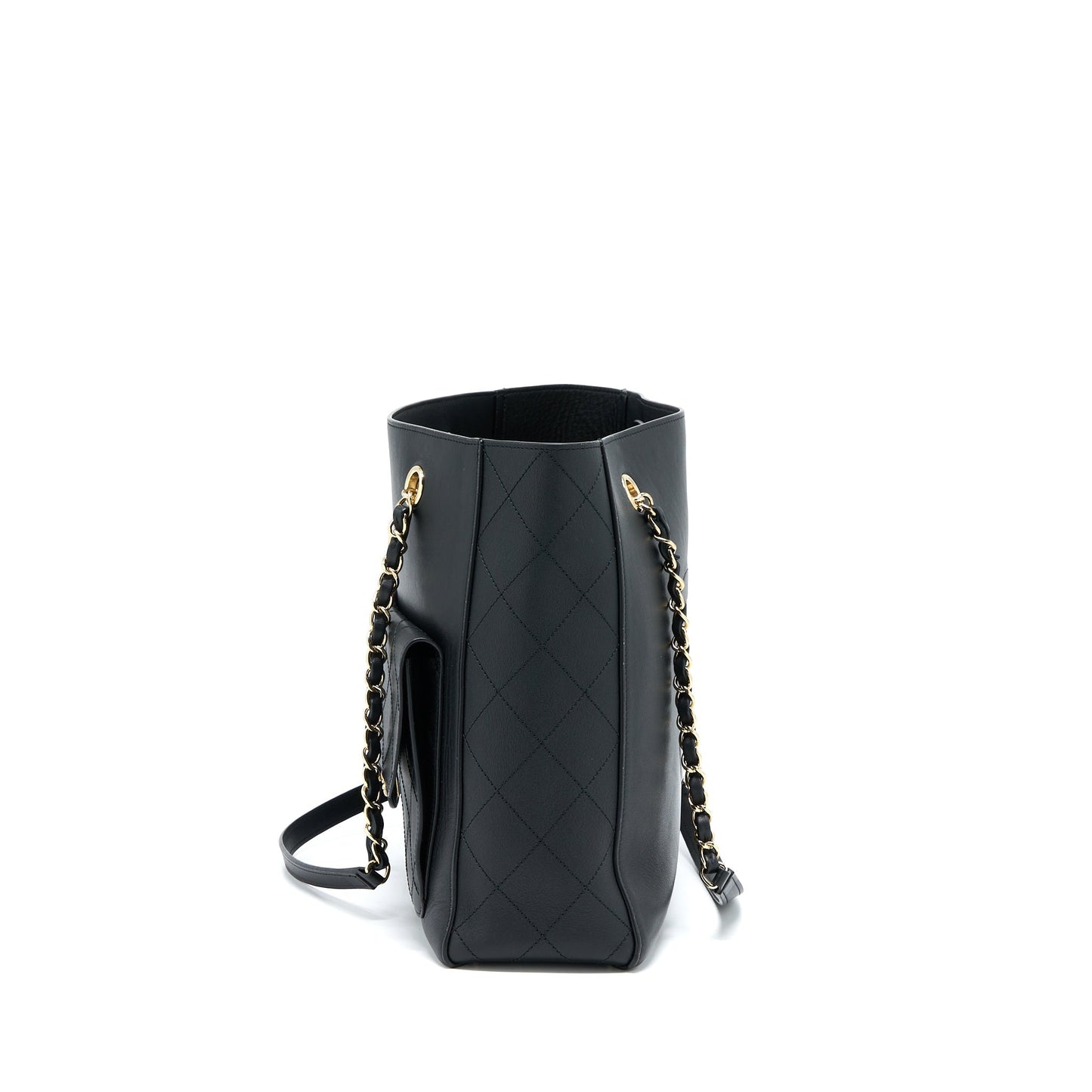 Chanel Tote Bag Lambskin Black LGHW